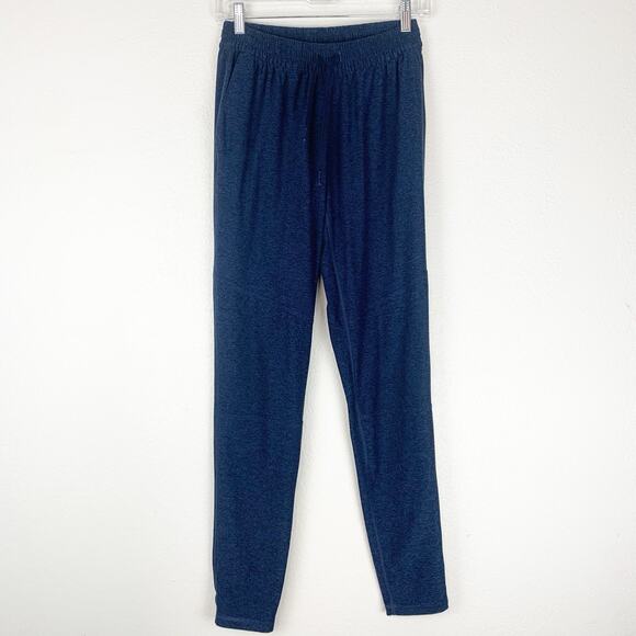 Outdoor Voices Pants Womens XS‎ Cloudknit Sweatpant Navy Soft Relaxed Tapered - Picture 1 of 9